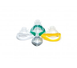 4 taglie QuadraLite Maschere per Anestesia Intersurgical - Tenuta Anatomica Senza Gonfiaggio  - distribuite da O2 Med