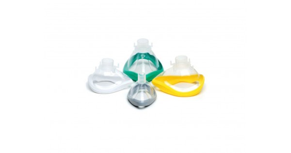 4 taglie QuadraLite Maschere per Anestesia Intersurgical - Tenuta Anatomica Senza Gonfiaggio  - distribuite da O2 Med