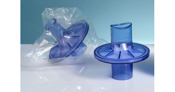 Filtro Eurospiro anatomico per spirometri Fukuda Sangyo con raccordo Ø EST 27mm in conf. da 100 pz O2 Med