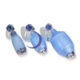 Pallone rianimatore con mascherina in silicone monouso