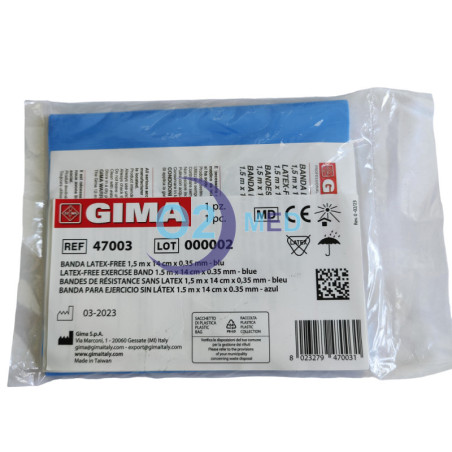 Banda Elastica Latex-Free 1,5 m x 14 cm Gima