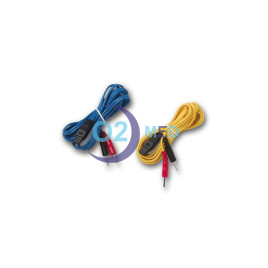 Cavo blu e giallo a 2 derivazioni per Elettrostimolatore serie Mio-Care - Conf. da 2 pezzi