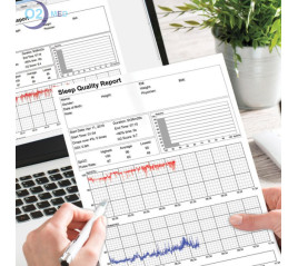 Report O2RING saturimetria notturna - distribuito da O2 Med