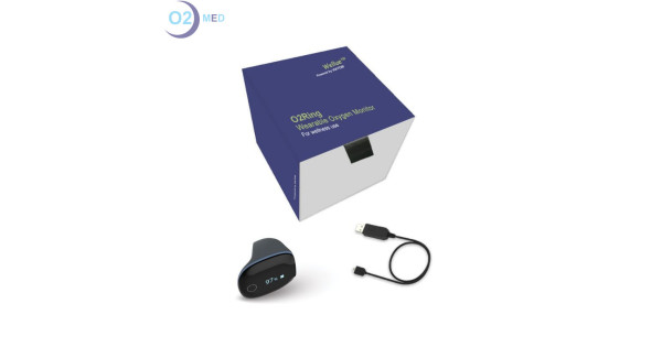 O2RING Adulti Bluetoth con cavo ricarica e confezione - distribuito da O2 Med