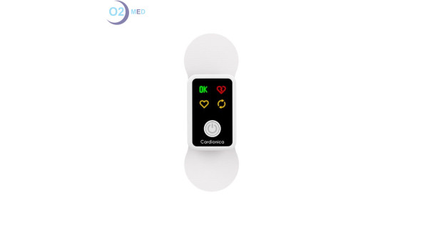 Cardionica con display acceso - ECG Portatile a singolo canale - distribuito da O2 Med