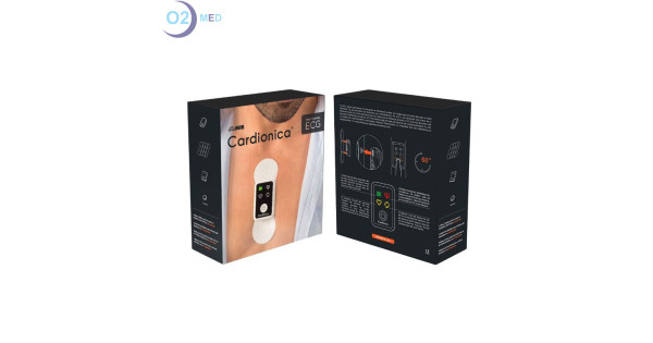 Confezione Cardionica - ECG Portatile a singolo canale - distribuito da O2 Med