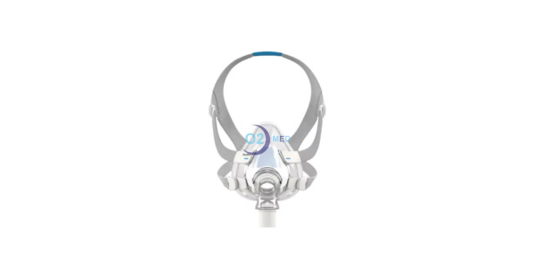 Maschera Airfit F20 Resmed - vista frontale - distribuito da O2 Med