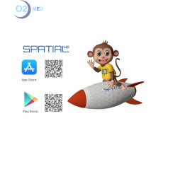 App Spatial Up - QR code App Store  e Play Store