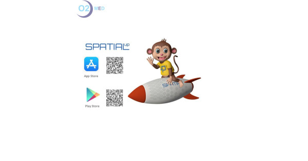 App Spatial Up - QR code App Store  e Play Store