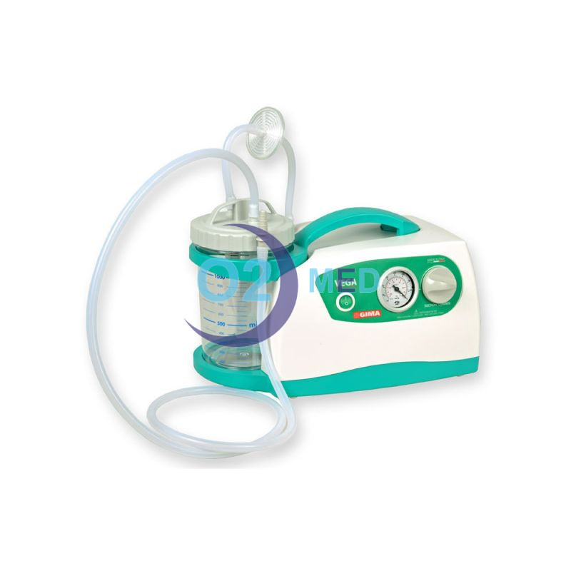 Aspiratore chirurgico Vega per l'aspirazione nasale orale e tracheale 16l/min O2 Med Aspiratore chirurgico Vega per l'aspirazione nasale orale e tracheale 16l/min O2 Med
