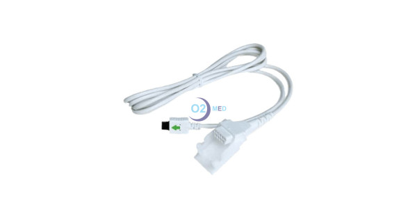 Cavo Prolunga Sonda Ossimetrica MIR 50 o 150 cm. freccia verde - distribuito da O2 Med