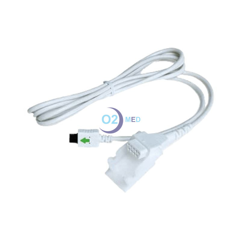 Cavo Prolunga Sonda Ossimetrica MIR 50 o 150 cm. freccia verde - distribuito da O2 Med