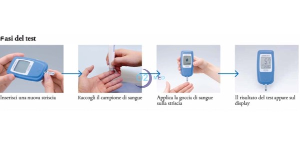 Fasi-del-Test-con-Lactate-Pro-2-Arkray distribuito da O2 Med