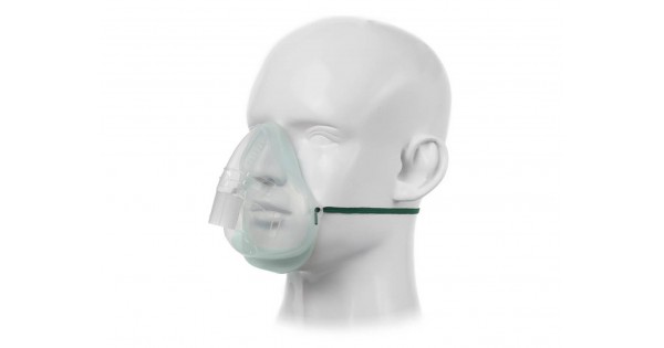 Ecolite maschera aerosolterapia per adulti O2 Med