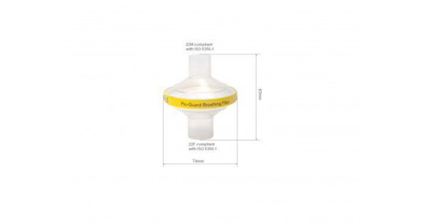 FLO-GUARD filtro antibatterico antivirale per ventilazione ad alto flusso O2 Med