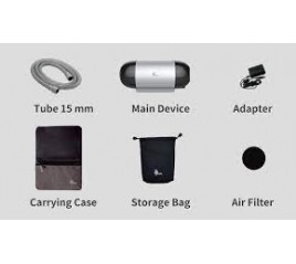 M1 Mini Autocpap con tubo respiratorio slim, 2 filtri antipolvere, custodia e borsa da trasporto O2 Med