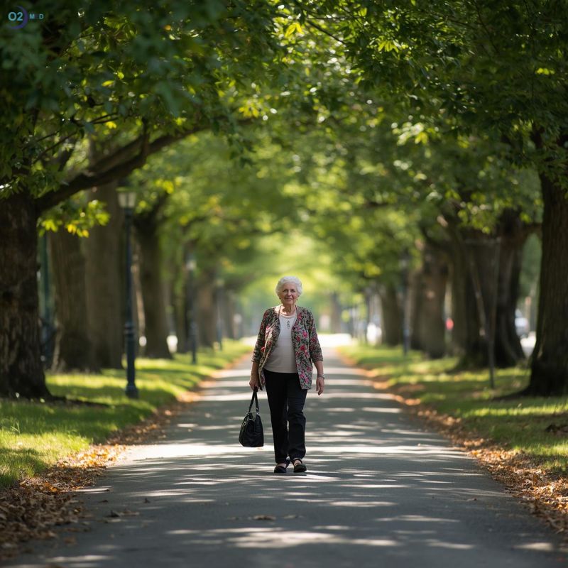 Nonna-passeggia-in-viale-alberato