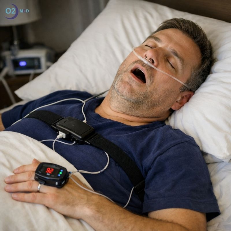 Uomo-dome-durante-monitoraggio-cardiorespiratorio-completo