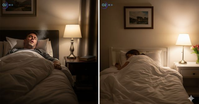 Le apnee notturne e la vita di coppia: un problema per due