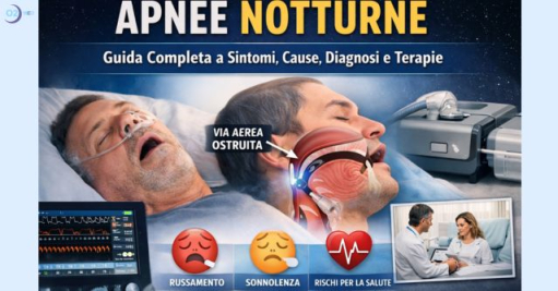 Apnee Notturne - Guida Completa a Sintomi, Cause, Diagnosi e Terapie